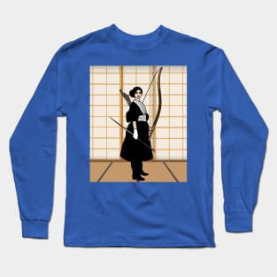 Archery With A Bow And Arrow Long Sleeve T-Shirt